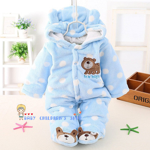 Newborn Baby Clothing Coral Fleece Rompers