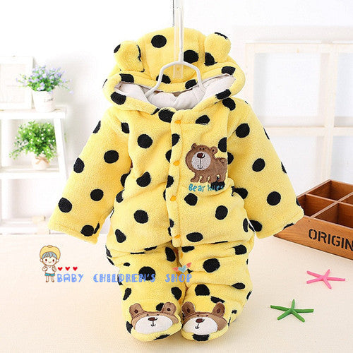 Newborn Baby Clothing Coral Fleece Rompers