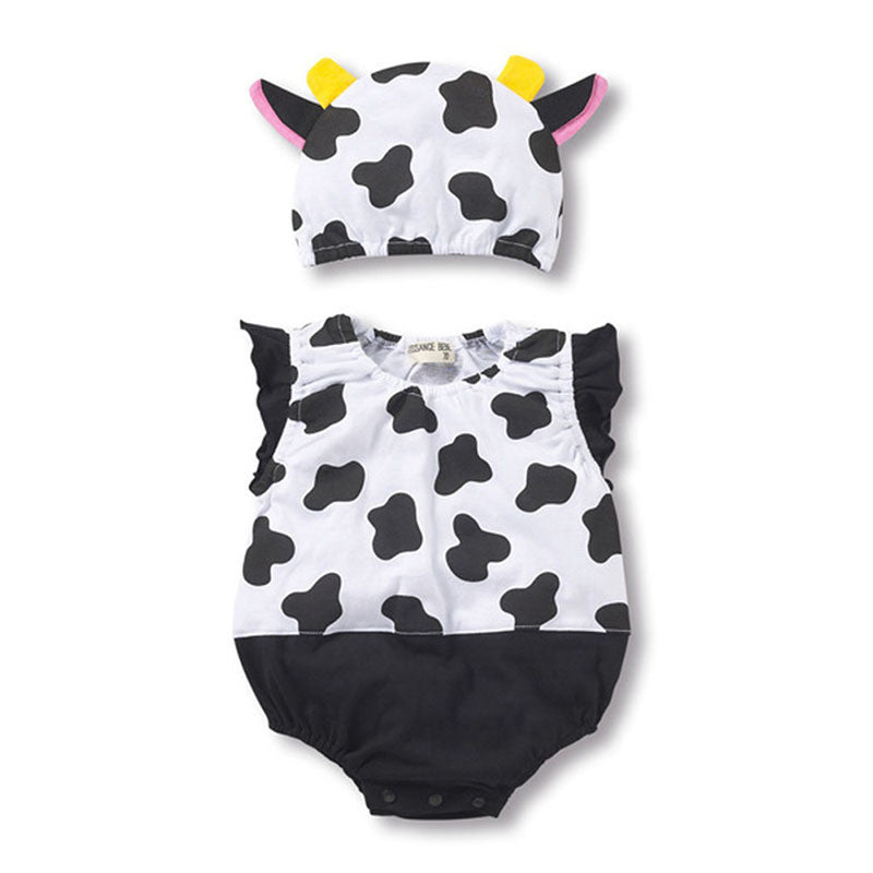 Newborn Sleeveless Baby Girls Jumpsuits