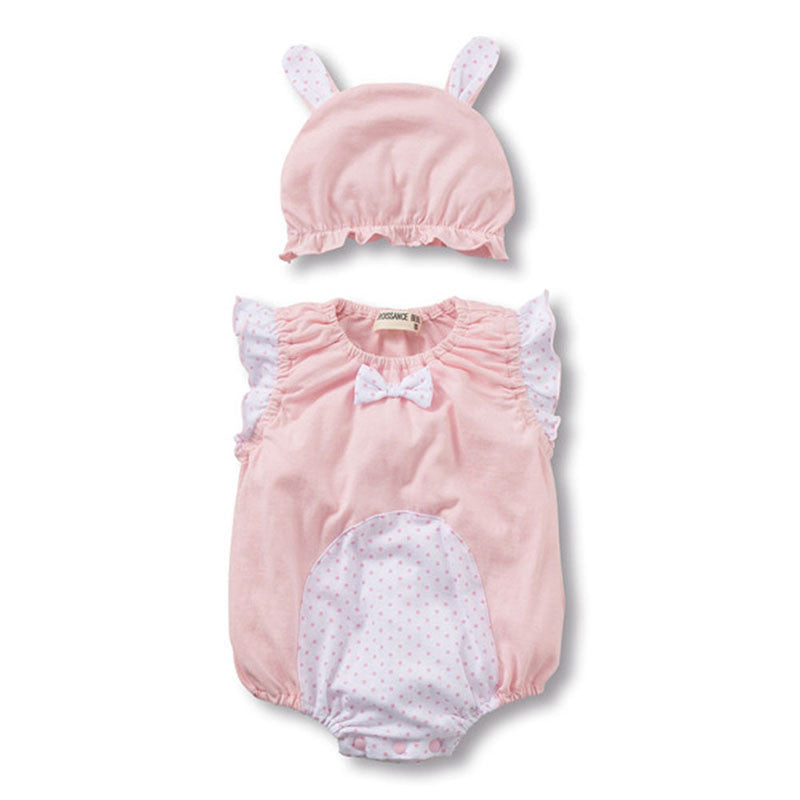 Newborn Sleeveless Baby Girls Jumpsuits