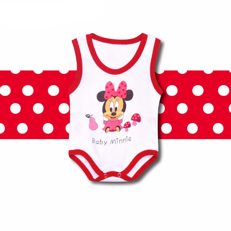 Cartoon Animal Baby Clothes Sleeveless