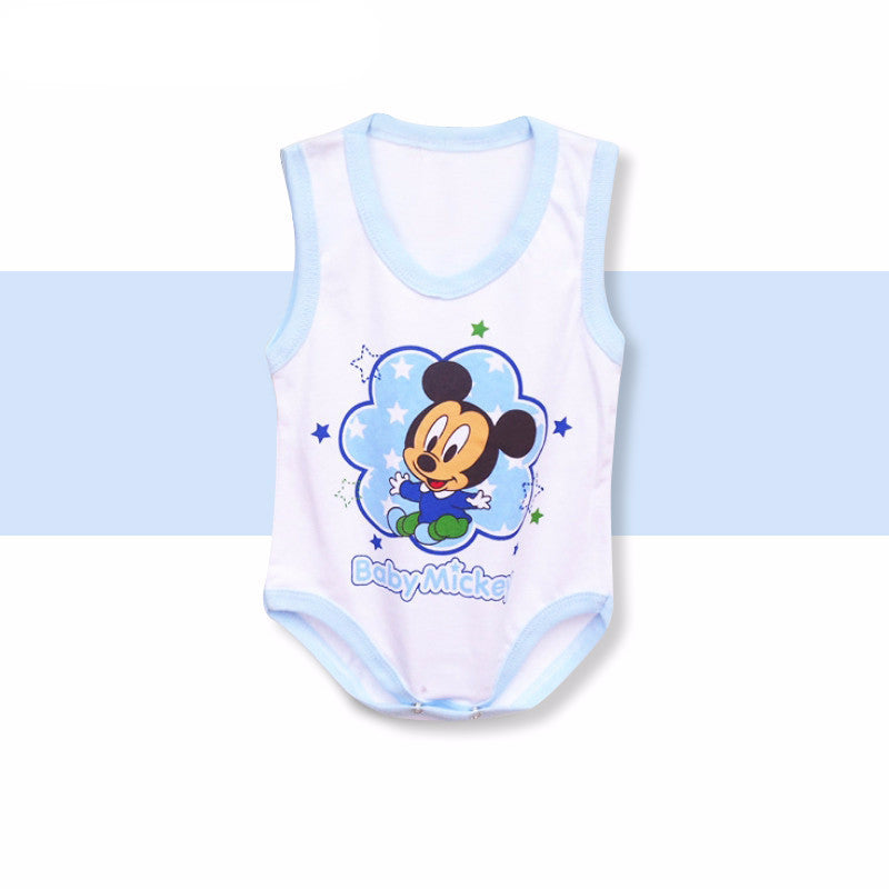 Cartoon Animal Baby Clothes Sleeveless