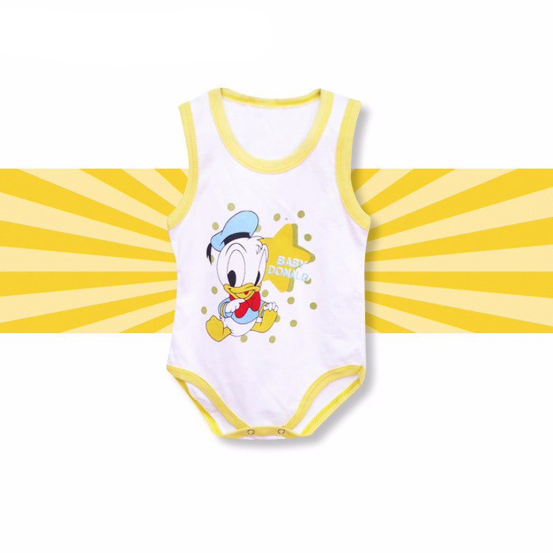 Cartoon Animal Baby Clothes Sleeveless