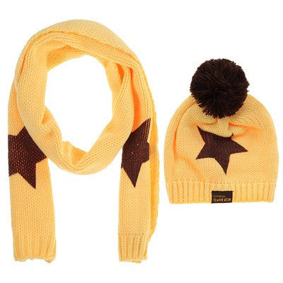 Children Skullies & Beanies Scarf Hat Set