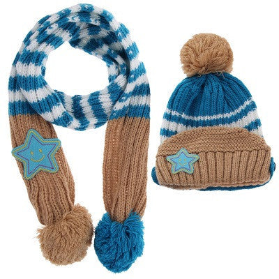 Children Skullies & Beanies Scarf Hat Set