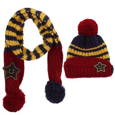 Children Skullies & Beanies Scarf Hat Set