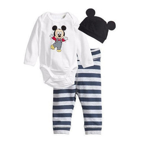 Baby Rompers Winter Mickey Minnie Cartoon