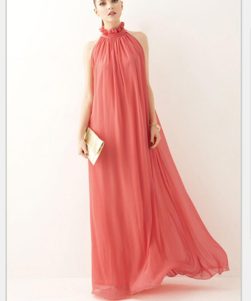 Maternity Dresses Long Chiffon Bohemian