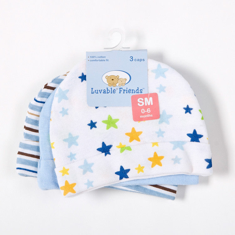 Baby Hats Luvable Friends Star Printed Baby Hat