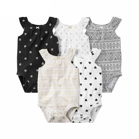 Baby Clothing Rompers Baby Girl's Newborn Sleeveless