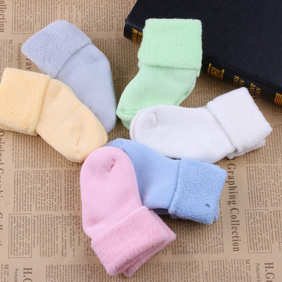 1 Pair Baby Newborn Toddler Soft Socks