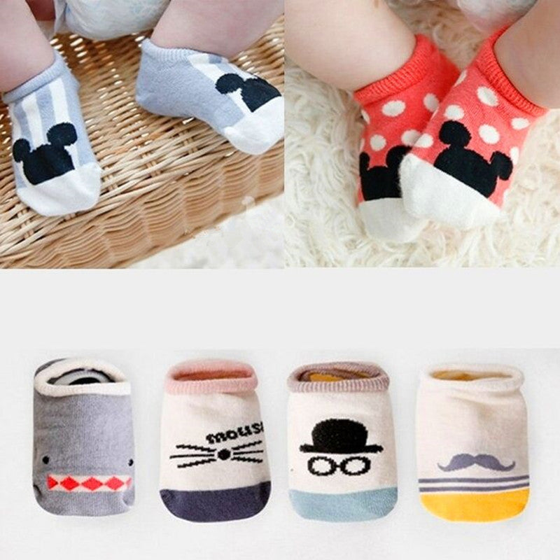 Cotton Cute Boys Girls Baby Socks